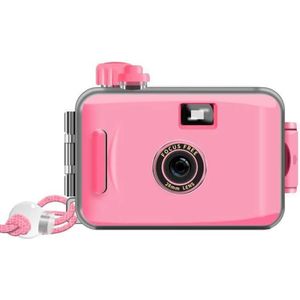 Narvie -herbruikbare camera met rol en waterdicht voor bruiloft of vakantie -Met film rol in kleur - Analoge Camera - Camera - Kleur roze