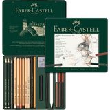 Faber-Castell Pitt Monochrome set - 21-delig - FC-112976