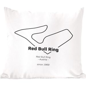 Sierkussens - Kussentjes Woonkamer - 60x60 cm - Red Bull Ring - Formule 1 - Circuit - Cadeau voor man