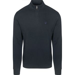 Lyle & Scott Half Zip Pullover Tonal Navy - Maat XXL - Heren - Schipperstrui