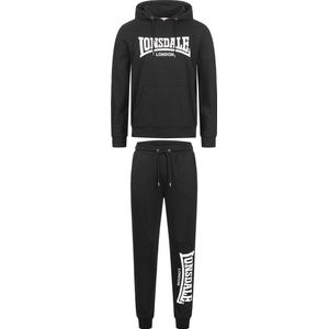 Lonsdale Joggingspak Cloudy Zwart - Maat: L