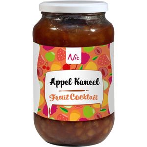 Frusco | Appel Kaneel | Fruitcocktail | Op Siroop | Pot | 1 liter