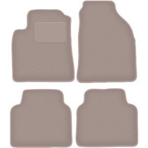 Beige veloursmatten voor: Hyundai Matrix minivan (2001-2010)