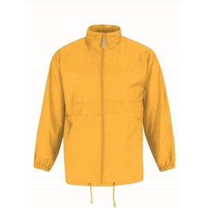 Heren regenkleding - Sirocco windjas/regenjas in het zonnebloemgeel - volwassenen S (48) oker geel