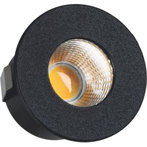 LED's Light PRO mini inbouwspot 3 cm - Voor plafond, veranda's en overkapping - Dimbaar - Zwart
