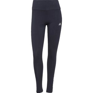 adidas Sportswear ESSENTIALS HIGH-WAISTED LOGO LEGGING - Dames - Blauw- 2XS