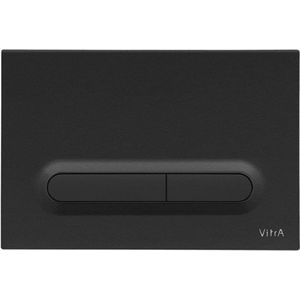 VitrA Loop T Bedieningspaneel Mat Zwart Dubbele Spoelknop