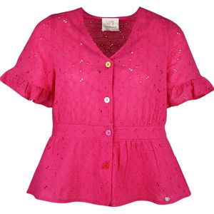 Verysimple • fuchsia blouse • maat IT42 (S)