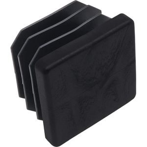4 x lamellenstop zwart 35 x 35 mm - INS-R-BL-3535-4 - lamellenstop - lamellen - meubelbeslag