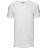 Slater 7500 - BASIC FIT 2-pack T-shirt ronde hals korte mouw wit L 100% katoen