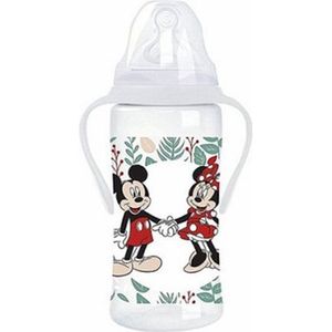 Tigex Vrijstaand + flesje | + 6 maanden | 360 ml | siliconen fopspeen | anti-koliek | BPA-vrij | Disney Mickey & Minnie Mouse 6+ m