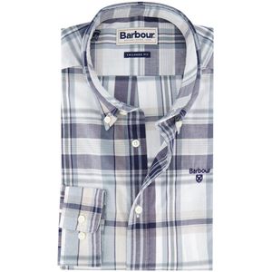 Barbour casual overhemd blauw