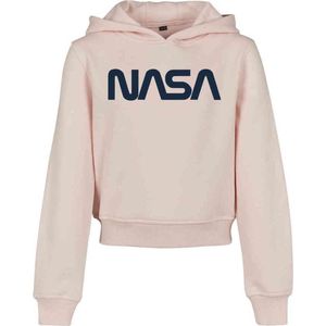 Urban Classics NASA - NASA Cropped Kinder hoodie/trui - Kids 158/164 - Roze