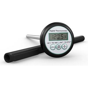 Imtex Thermometer - Digitale Vleesthermometer - BBQ Thermometer - Keuken Temperatuur  Met Stokken - Voedselthermometer - Zwart