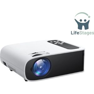 LifeStages - Draagbare Beamer - Portable Beamer - Mini Beamer - Projector - Duurzaam