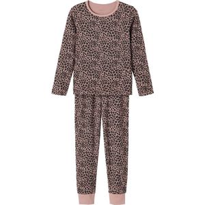 Name it meisjes pyjama - WoodRose - 104 - Roze.