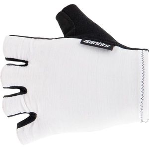Santini Fietshandschoenen zomer Wit Heren - Cubo Cycling Gloves White - S