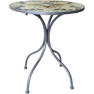 Mica Decorations Tristan Tuin Tafel - 61x61x76 cm - Ijzer - Groen