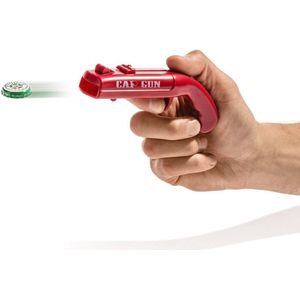 Cap Gun - Bierdop schieter - Flesopener - Dopjes schieter - Dopjes pistool - Bieropener - Flessenopener - Uniek cadeau - Bier cadeau - Rood