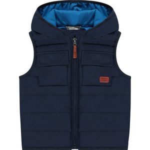 Stains and Stories boys bodywarmer Jongens Jas - dark royal - Maat 104