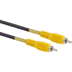 Powteq - 10 meter premium RCA videokabel - Composiet video kabel - Tulpkabel video - Gele stekker