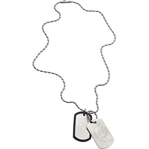 Diesel DX0011040 Herenketting 60 cm - Zilverkleurig