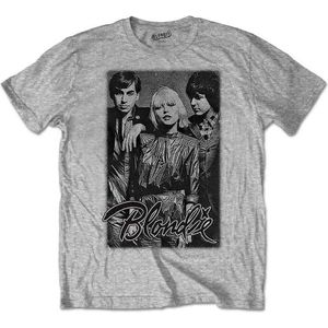 Blondie - Band Promo Heren T-shirt - XL - Grijs