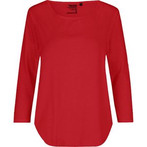 Ladies´ Three Quarter Sleeve T-Shirt met ronde hals Red - XS