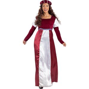 Funidelia | Middeleeuws Prinsessenkostuum Voor voor vrouwen - Middeleeuwse, Middeleeuwen, Prinsessen, Koningin - Kostuum voor Volwassenen Accessoire verkleedkleding en rekwisieten voor Halloween, carnaval & feesten - Maat S - Bruin