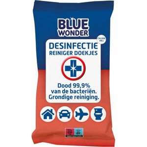 Blue Wonder Desinfectie Reiniger Doekjes - 12 x 20 stuks