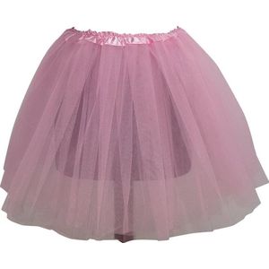 Tutu – Petticoat – Tule rokje – Roze - 40 cm - 3 lagen tule - Ballet rokje - Maat 152 t/m 42