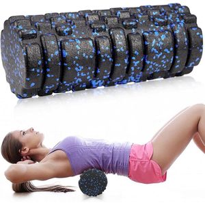 Wervelkolom schuimmassagerol met 3D-textuur voor rugfitness en spiermassage