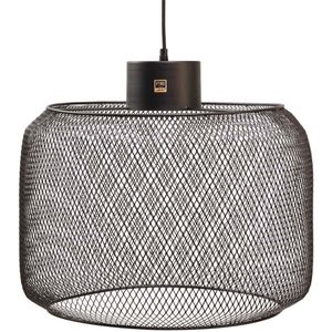 PTMD Mesh Ronde Hanglamp - H30 X Ø48 cm - Ijzer - Zwart