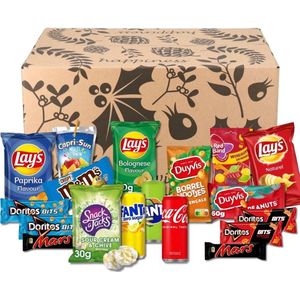Kerstpakket - Kerstpakket doos - Kerstpakketten - Kerstpakket food - Groot pakket - 18 producten - Luxe
