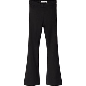 NAME IT KIDS High Waist Flared Broek NKFFRIKKALI Zwart