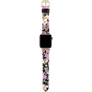 Ted Baker Black Tb Apple Watch Bands Armband: 100% Leather BKS38S310B0