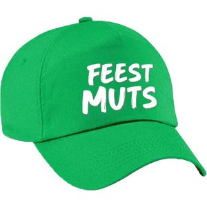 Feestmuts fun pet groen voor dames en heren - feestmuts baseball cap - carnaval fun accessoire