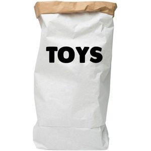 Label2X - Speelgoedzak Toys 80 cm hoog - Opbergtas voor Speelgoed - Speelgoedmand - Speelgoedbak