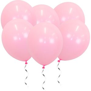 Roze Ballonnen Gender Reveal Babyshower Versiering Verjaardag Versiering Roze Helium Ballonnen Feest Versiering Roze 50 Stuks