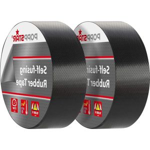 Universal Insulation Tape - Self-Sealing Tape for Sealing - 10m x 38mm x 0.75mm - Black
