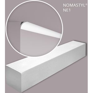 NMC NE1 PURE-box-10 NOMASTYL Noel Marquet 1 doos 10 stukken Kroonlijst modern design wit | 20 m