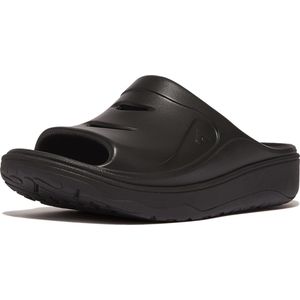 FitFlop Relieff Slide - Tonal Rubber ZWART - Maat 36