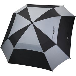62 inch automatische open golfparaplu, dubbele luifel, vierkante paraplu, extra groot, geventileerd, winddicht, stokparaplu's voor mannen en vrouwen