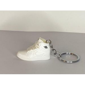 N*ke Air Jordan 1 X Off Wh*te Keychain - Sleutelhanger - Gadget - Accessoire - Sneaker - Schoenen - WIT/WHITE 3D