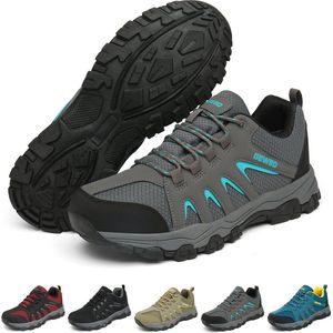 Geweo Wandelschoenen Dames Waterdicht - Outdoorschoenen Heren Waterproof- Outdoor Antislip Outdoorschoenen Unisex - Extra Comfort - Grijs - Maat 41