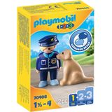 PLAYMOBIL 1.2.3 Politieman met Hond - 70408