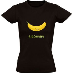 Birdnana Dames T-shirt - vogel - banaan - grappig