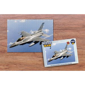 Puzzel De straaljager F-16 Fighting Falcon - Legpuzzel - Puzzel 500 stukjes