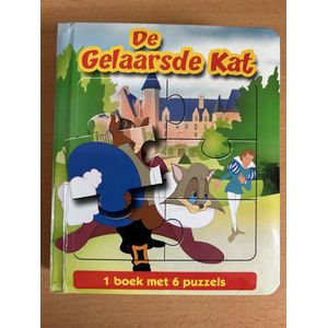 De gelaarsde kat 1 boek met 6 puzzels
