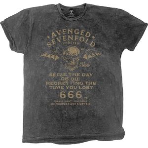 Avenged Sevenfold - Seize The Day Heren T-shirt - L - Zwart